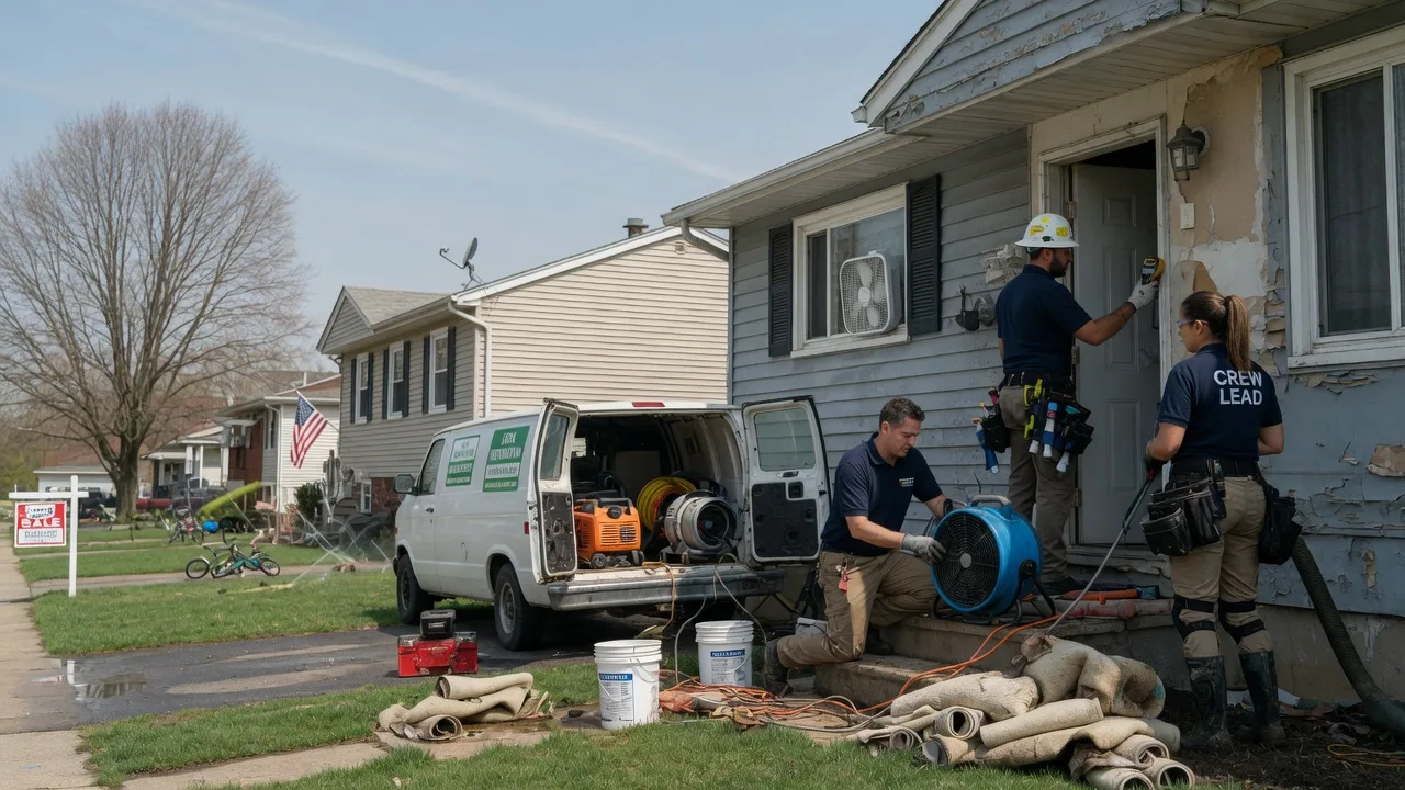 Flood Cleanup in Maple Shade, NJ near me